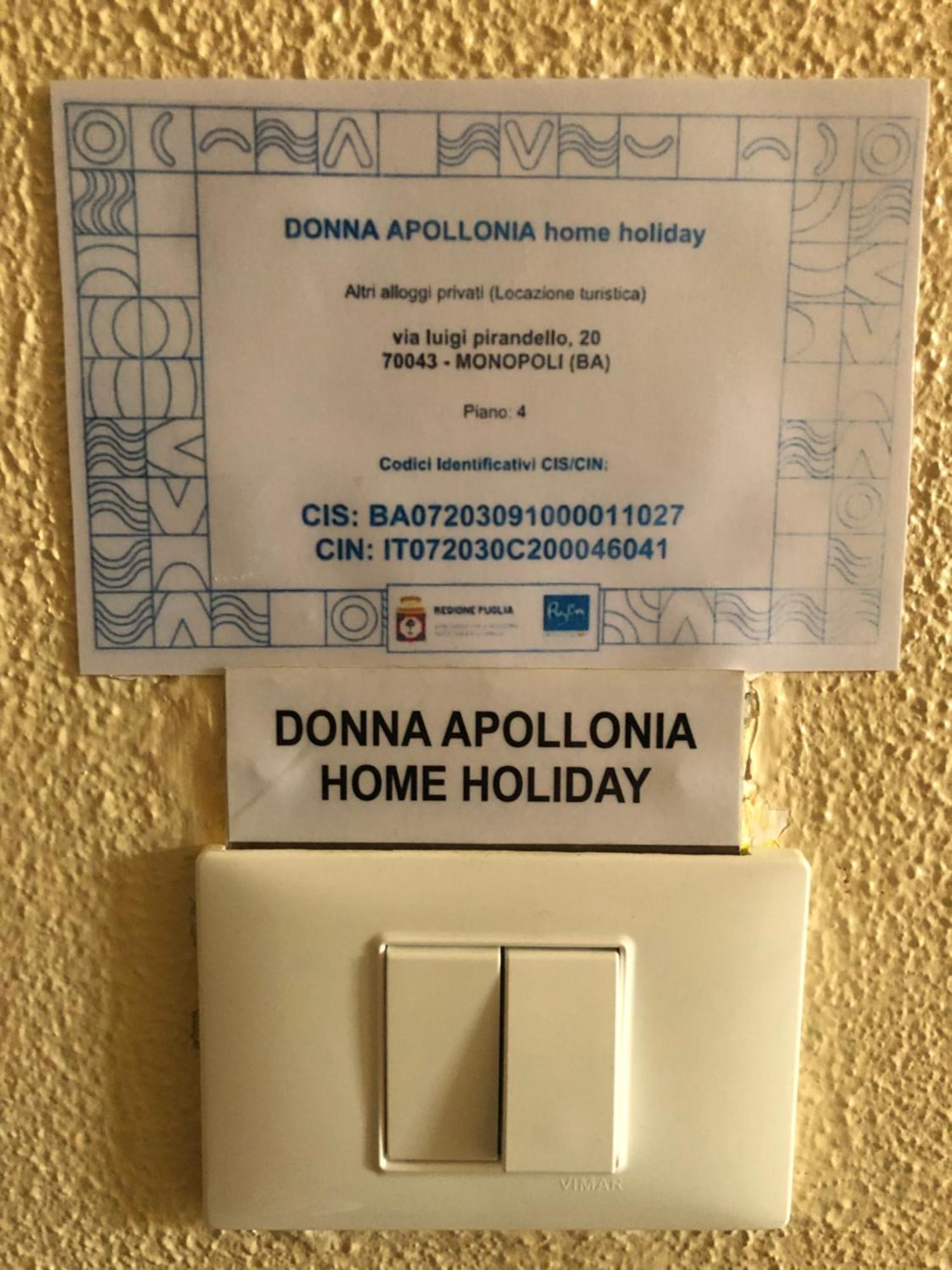 Donna Apollonia Home Holiday Монополі Екстер'єр фото